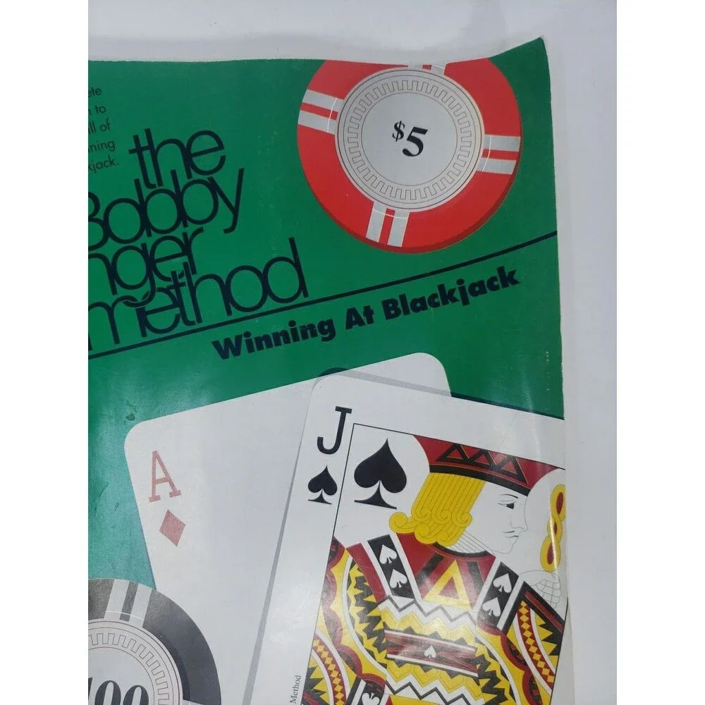 Bobby Singer Method Book Winning At Blackjack Vintage 1998 Collectible